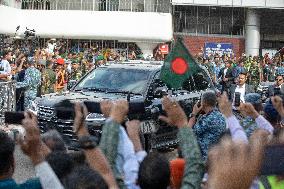 Nobel Laureate Dr Muhammad Yunus Arrival In Dhaka