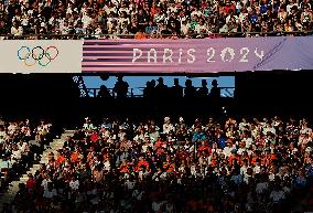 Paris 2024 - USA’s Daniel Roberts Takes Gold In The Men's 110m Hurdles