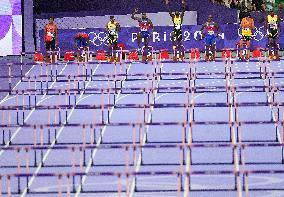 Paris 2024 - USA’s Daniel Roberts Takes Gold In The Men's 110m Hurdles