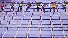 Paris 2024 - USA’s Daniel Roberts Takes Gold In The Men's 110m Hurdles