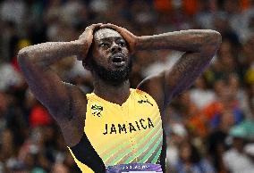 Paris 2024 - USA’s Daniel Roberts Takes Gold In The Men's 110m Hurdles