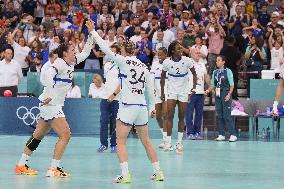 Paris 2024 - Women's Handball - Team France Qualifies For Final