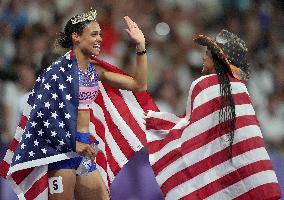 Paris 2024 - USA’s Sydney McLaughlin-Levrone Takes Gold In Women’s 400m Hurdles