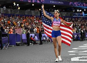 Paris 2024 - USA’s Sydney McLaughlin-Levrone Takes Gold In Women’s 400m Hurdles