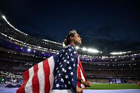 Paris 2024 - USA’s Sydney McLaughlin-Levrone Takes Gold In Women’s 400m Hurdles