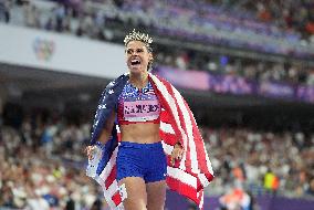 Paris 2024 - USA’s Sydney McLaughlin-Levrone Takes Gold In Women’s 400m Hurdles