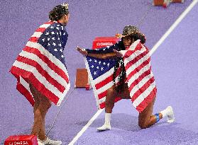 Paris 2024 - USA’ Tara Davis-Woodhal Takes Gold In Women’s Long Jump