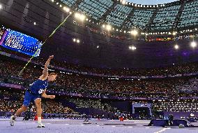 Paris 2024 - Pakistan’s Arshad Nadeem Takes Gold In The Men's Javelin Throw