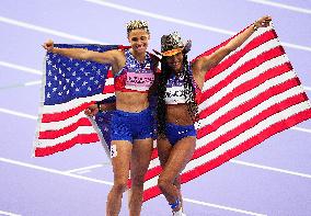 Paris 2024 - USA’ Tara Davis-Woodhal Takes Gold In Women’s Long Jump