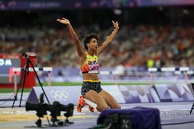 Paris 2024 - USA’ Tara Davis-Woodhal Takes Gold In Women’s Long Jump