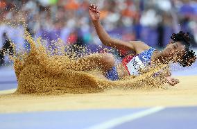 Paris 2024 - USA’ Tara Davis-Woodhal Takes Gold In Women’s Long Jump