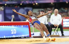 Paris 2024 - USA’ Tara Davis-Woodhal Takes Gold In Women’s Long Jump