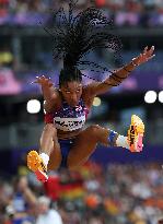 Paris 2024 - USA’ Tara Davis-Woodhal Takes Gold In Women’s Long Jump