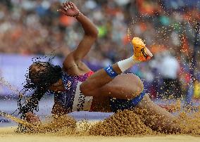 Paris 2024 - USA’ Tara Davis-Woodhal Takes Gold In Women’s Long Jump