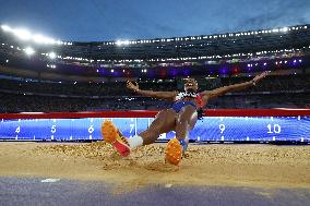 Paris 2024 - USA’ Tara Davis-Woodhal Takes Gold In Women’s Long Jump