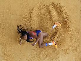 Paris 2024 - USA’ Tara Davis-Woodhal Takes Gold In Women’s Long Jump