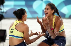 Paris 2024 - Brazil Reach Women's Beach Volleyball Final