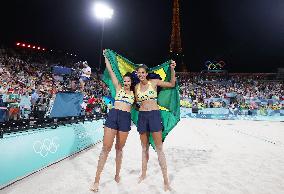 Paris 2024 - Brazil Reach Women's Beach Volleyball Final