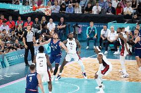 Paris 2024 - Basketball - USA v Serbia