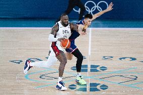 Paris 2024 - Basketball - USA v Serbia