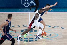 Paris 2024 - Basketball - USA v Serbia