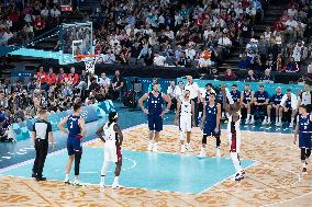 Paris 2024 - Basketball - USA v Serbia