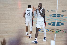 Paris 2024 - Basketball - USA v Serbia