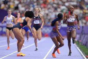 (PARIS2024) FRANCE-PARIS-OLY-ATHLETICS-4X400M RELAY-WOMEN