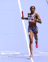 (PARIS2024) FRANCE-PARIS-OLY-ATHLETICS-4X400M RELAY-WOMEN