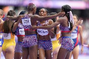 (PARIS2024) FRANCE-PARIS-OLY-ATHLETICS-4X400M RELAY-WOMEN