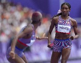 (PARIS2024) FRANCE-PARIS-OLY-ATHLETICS-4X400M RELAY-WOMEN