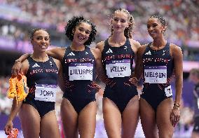 (PARIS2024) FRANCE-PARIS-OLY-ATHLETICS-4X400M RELAY-WOMEN