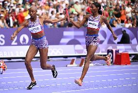 (PARIS2024) FRANCE-PARIS-OLY-ATHLETICS-4X400M RELAY-WOMEN