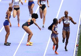 (PARIS2024) FRANCE-PARIS-OLY-ATHLETICS-4X400M RELAY-WOMEN