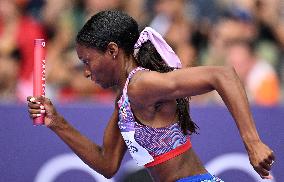 (PARIS2024) FRANCE-PARIS-OLY-ATHLETICS-4X400M RELAY-WOMEN