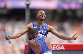 (PARIS2024) FRANCE-PARIS-OLY-ATHLETICS-4X400M RELAY-MEN