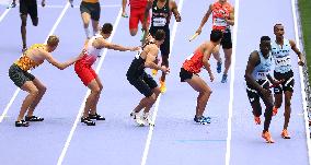 (PARIS2024) FRANCE-PARIS-OLY-ATHLETICS-4X400M RELAY-MEN