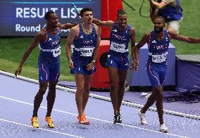 (PARIS2024) FRANCE-PARIS-OLY-ATHLETICS-4X400M RELAY-MEN