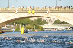 (PARIS2024)FRANCE-PARIS-OLY-MARATHON SWIMMING