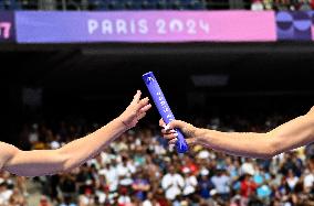 (PARIS2024) FRANCE-PARIS-OLY-ATHLETICS-4X400M RELAY-WOMEN