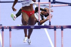 (PARIS2024) FRANCE-PARIS-OLY-ATHLETICS-100M HURDLES-WOMEN