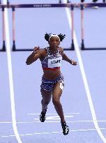 (PARIS2024) FRANCE-PARIS-OLY-ATHLETICS-100M HURDLES-WOMEN