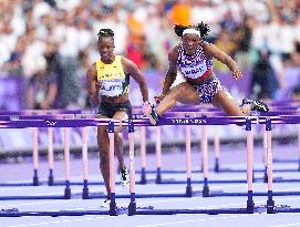 (PARIS2024) FRANCE-PARIS-OLY-ATHLETICS-100M HURDLES-WOMEN