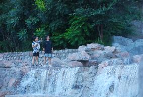 CHINA-LIAONING-BEIPIAO-QUARRY-TRANSFORMED MOUNTAIN PARK (CN)