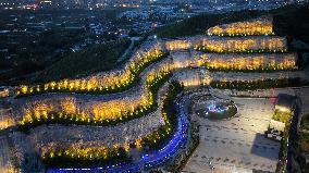 CHINA-LIAONING-BEIPIAO-QUARRY-TRANSFORMED MOUNTAIN PARK (CN)