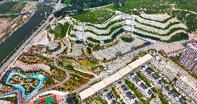 CHINA-LIAONING-BEIPIAO-QUARRY-TRANSFORMED MOUNTAIN PARK (CN)