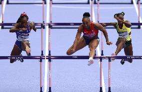 (PARIS2024) FRANCE-PARIS-OLY-ATHLETICS-100M HURDLES-WOMEN