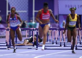 (PARIS2024) FRANCE-PARIS-OLY-ATHLETICS-100M HURDLES-WOMEN