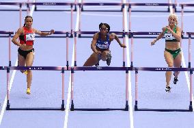 (PARIS2024) FRANCE-PARIS-OLY-ATHLETICS-100M HURDLES-WOMEN