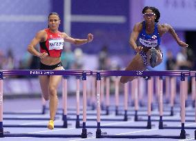 (PARIS2024) FRANCE-PARIS-OLY-ATHLETICS-100M HURDLES-WOMEN